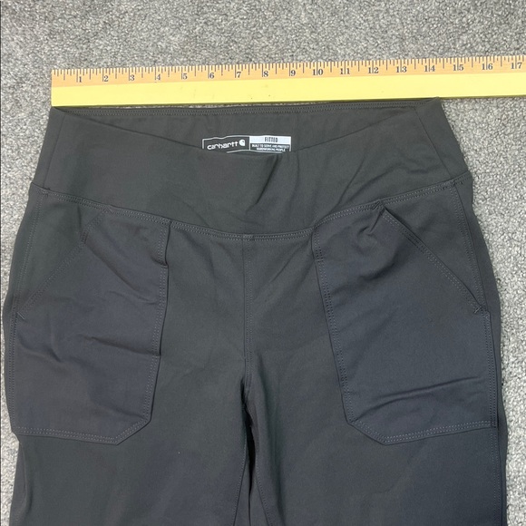 Carhartt Fitted Cargo Utility Leggings Dark Gray Size Medium - Picture 6 of 8